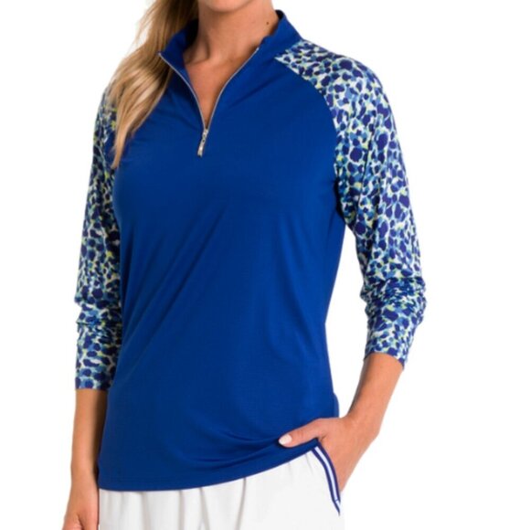 Court Haley Quarter Zip Pull Over Size Medium Tennis/Golf - Picture 1 of 7
